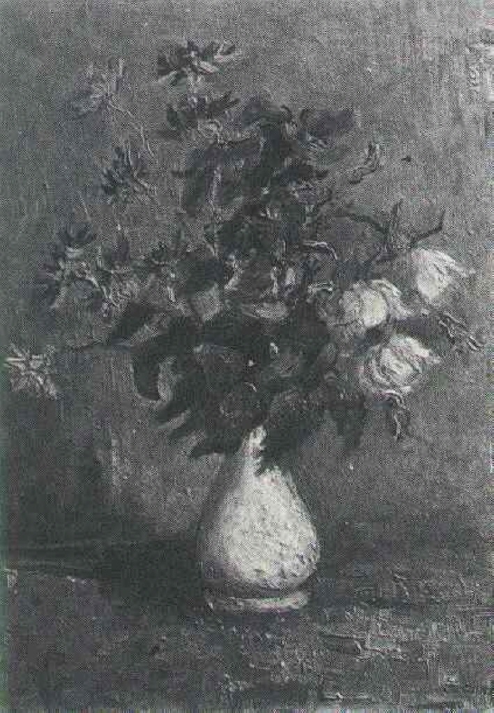 Картина Ван Гога Ваза с розами и другими цветами 1886
